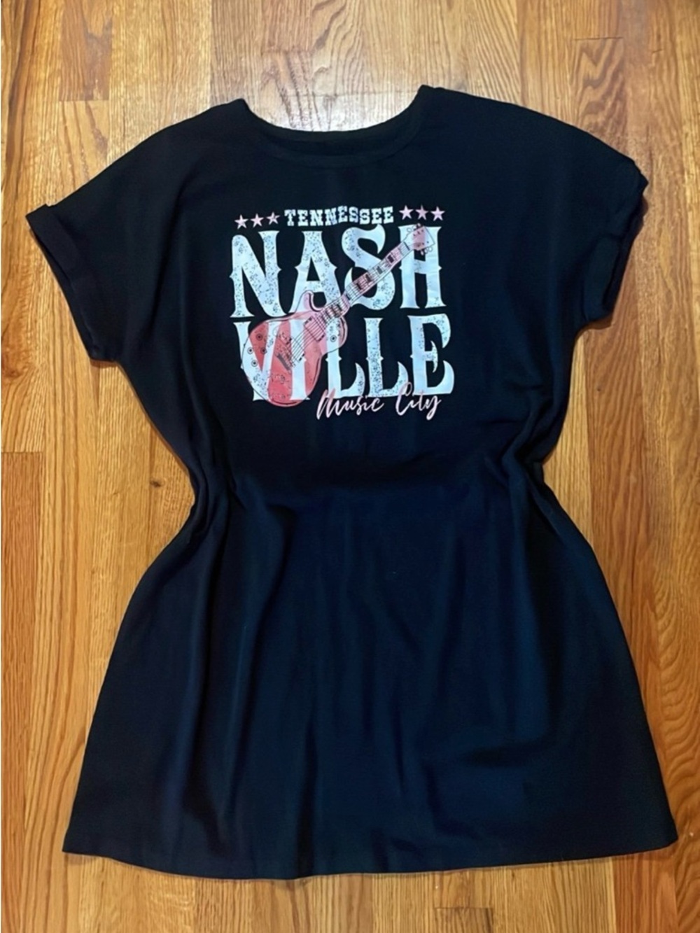 Nashville Graphic Black Women’s Dress